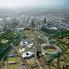 aerial view of Melbourne's CBD loking over the 'G"